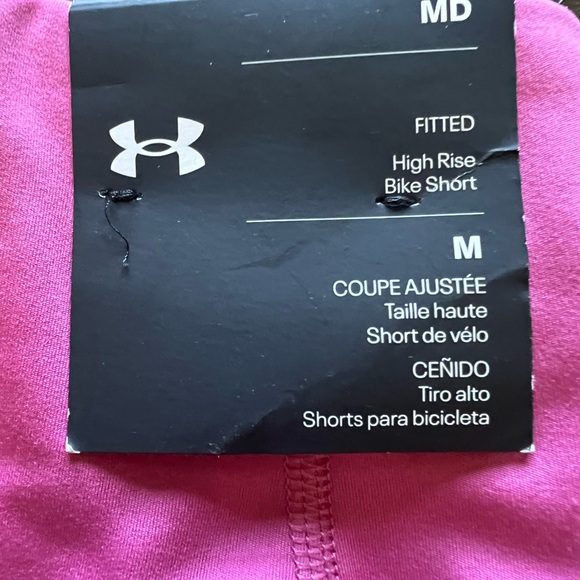 Under Armour women’s M bike shorts with pockets. NWT - Picture 3 of 5